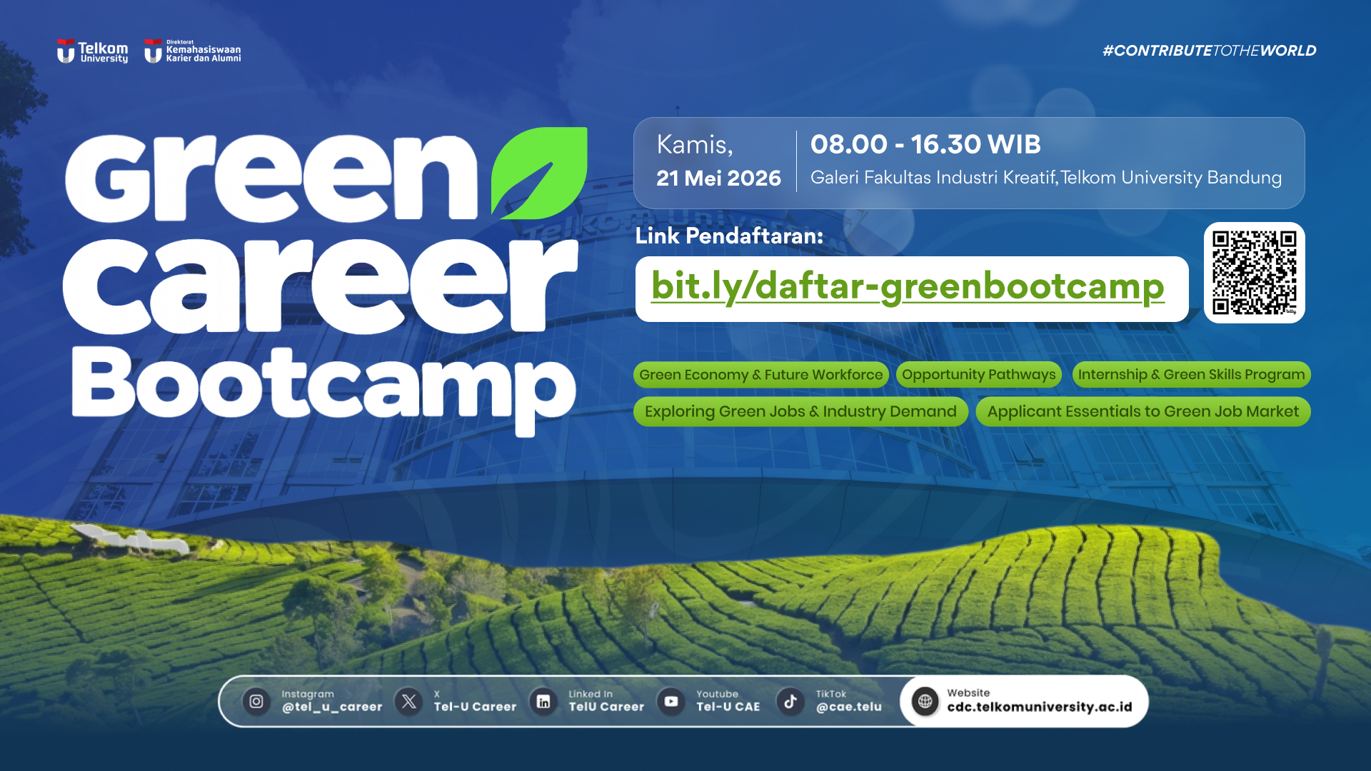 JANGAN KETINGGALAN !!! DAFTAR GREEN CAREER BOOTCAMP: SKILL RELEVAN UNTUK INDUSTRI SAAT INI