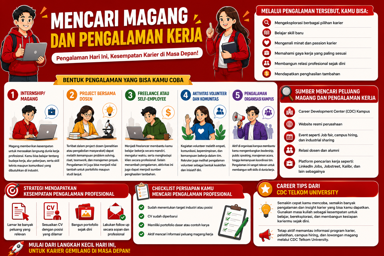 MENCARI MAGANG DAN PENGALAMAN KERJA