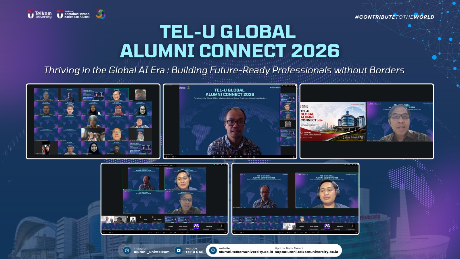 Tel-U Global Alumni Connect 2026: Thriving in the Global AI Era: Building Future-Ready Professionals without Borders