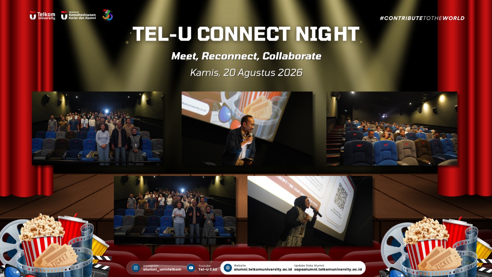 Tel-U Connect Night 2026 Perkuat Kolaborasi Telkom University dengan Dunia Industri dan Alumni