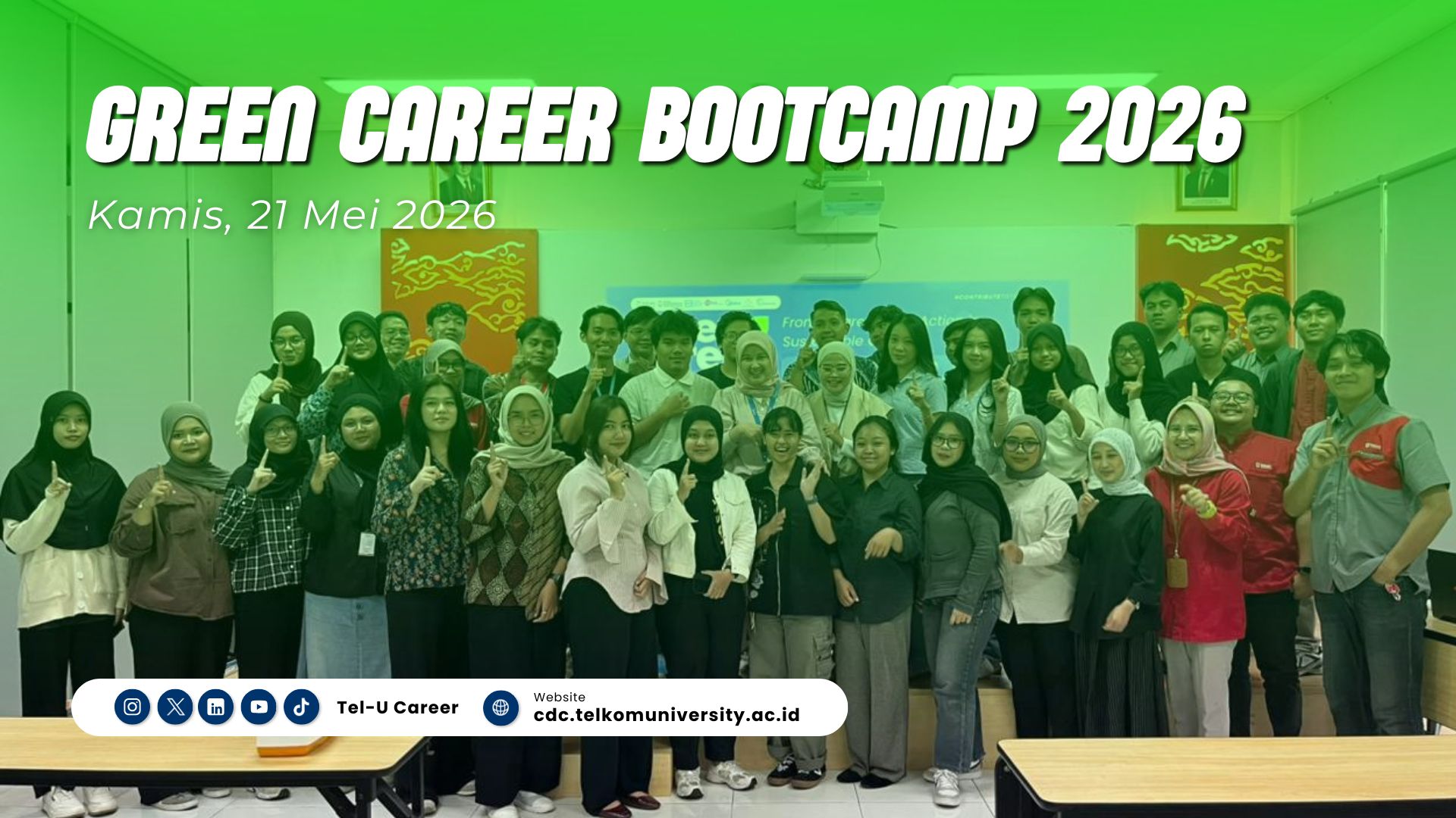 HADAPI GREEN JOBS, MAHASISWA DIBEKALI PERSIAPAN KARIER MELALUI KEGIATAN GREEN CAREER BOOTCAMP 2026