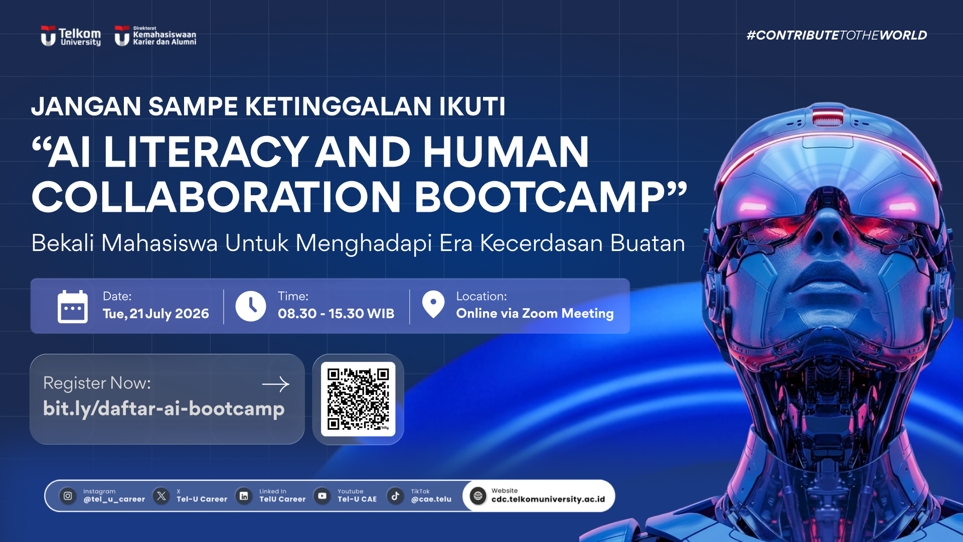 JANGAN SAMPE KETINGGALAN IKUTI “AI LITERACY AND HUMAN COLLABORATION BOOTCAMP”: Bekali Mahasiswa untuk Menghadapi Era Kecerdasan Buatan